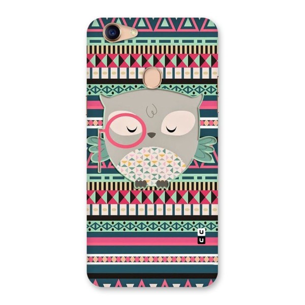 Owl Cute Pattern Back Case for Oppo F5 Youth